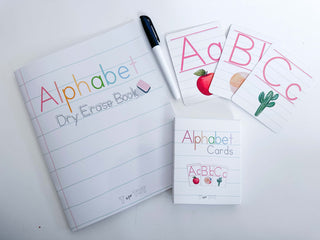 Alphabet Dry Erase Book & Flash Cards