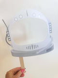 Creative rocket and astronaut helmet crafts from Back to Space Kit, encouraging imaginative play