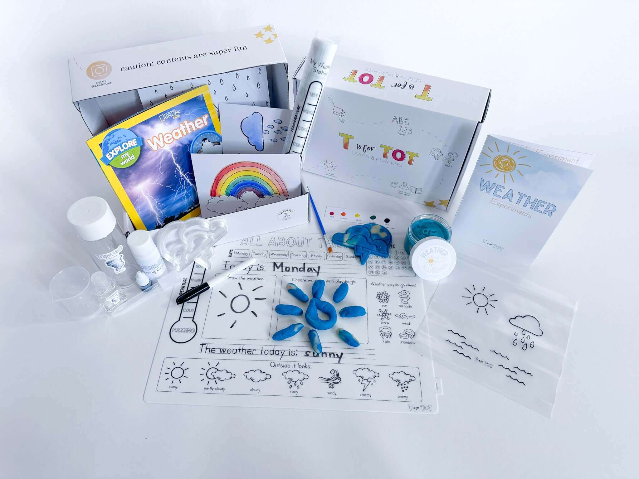Weather Kit for Cognitive Development - T Is For Tot Educational Toy