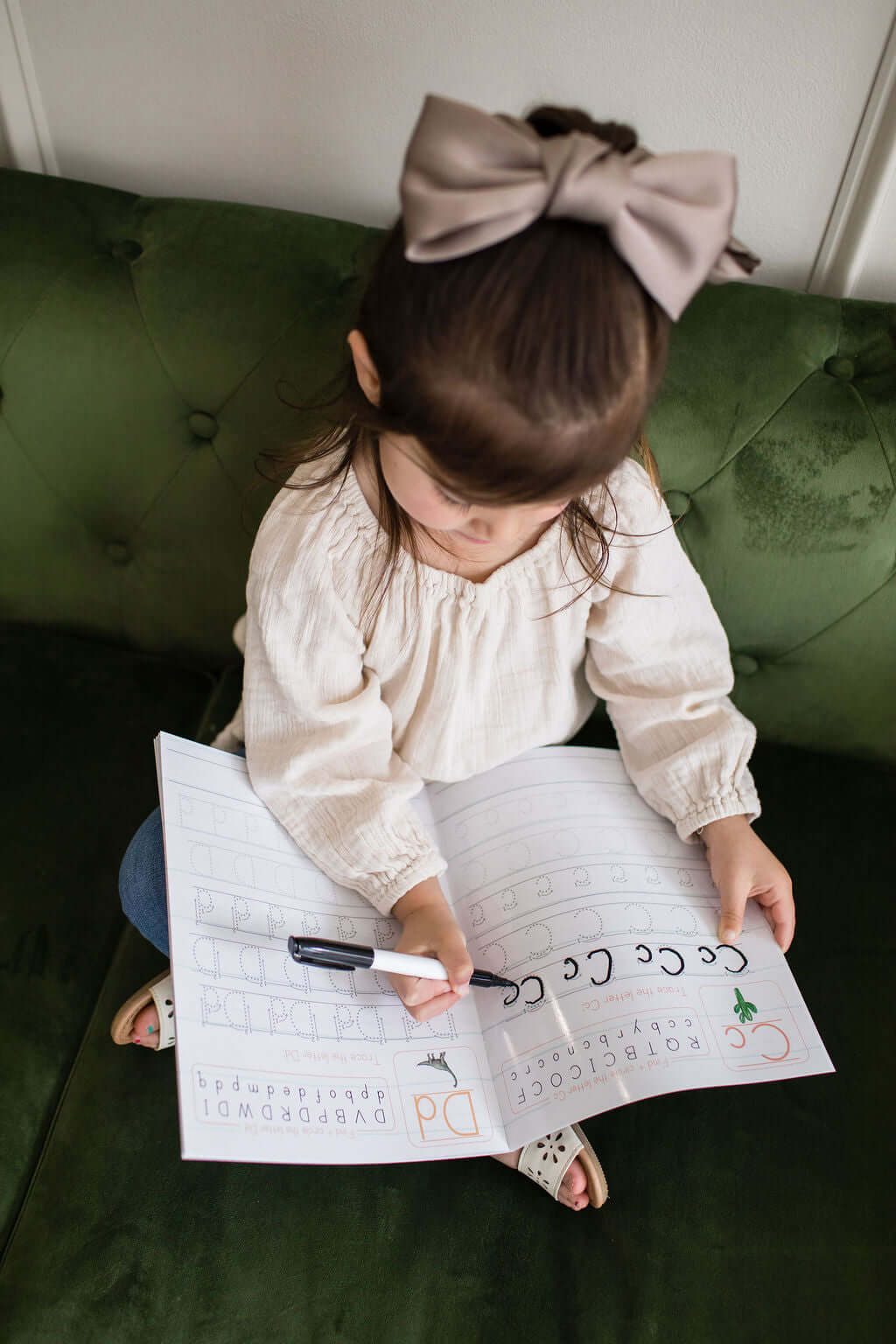 Alphabet Dry Erase Book + Marker + Alphabet Flash Cards