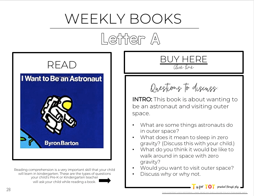 Toddler & Preschool | Letter Aa Curriculum.