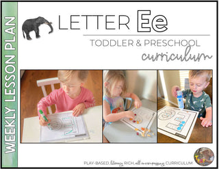 Toddler & Preschool | Letter Ee Curriculum.