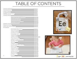 Toddler & Preschool | Letter Ee Curriculum.