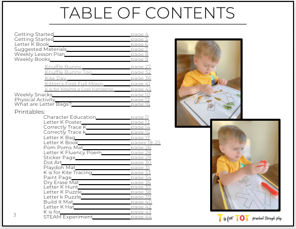 Toddler & Preschool | Letter Kk Curriculum.